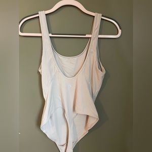 Tan lulu bodysuit size 6